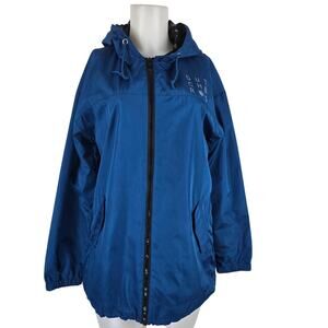 Dutch Brothers Beautiful Turquoise Hooded Fully Lined Jacket Women's M